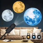 Starry Sky Moon Projection LED Night Light